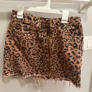 Free people cheetah skirt! Worn twice!